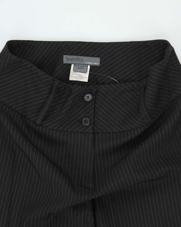 Y2k 00s Teenflo Striped Flare Suit Trousers - W28 L33