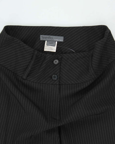 Y2k 00s Teenflo Striped Flare Suit Trousers - W28 L33