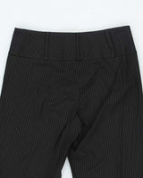 Y2k 00s Teenflo Striped Flare Suit Trousers - W28 L33
