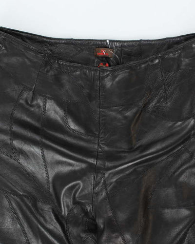 Vintage Danier Leather Patchwork Trousers - W34 L30