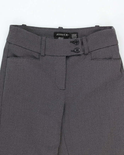 Y2k 00s Jessica Grey Suit Trousers - W28 L30