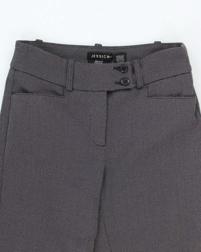 Y2k 00s Jessica Grey Suit Trousers - W28 L30
