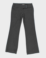 Y2k 00s Dynamite Grey Suit Trousers - W34 L33