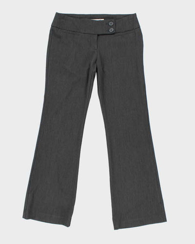 Y2k 00s Dynamite Grey Suit Trousers - W34 L33