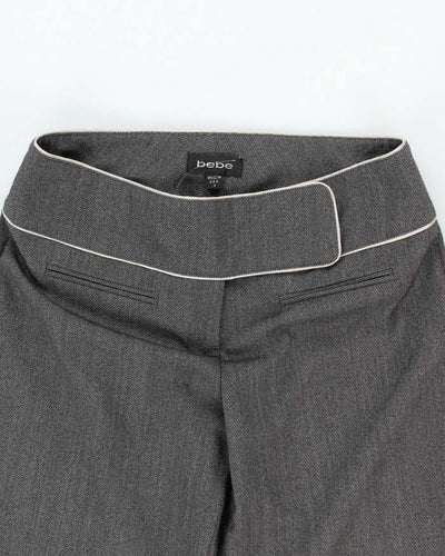 Y2k 00s Bebe Grey Suit Trousers - W30 L29