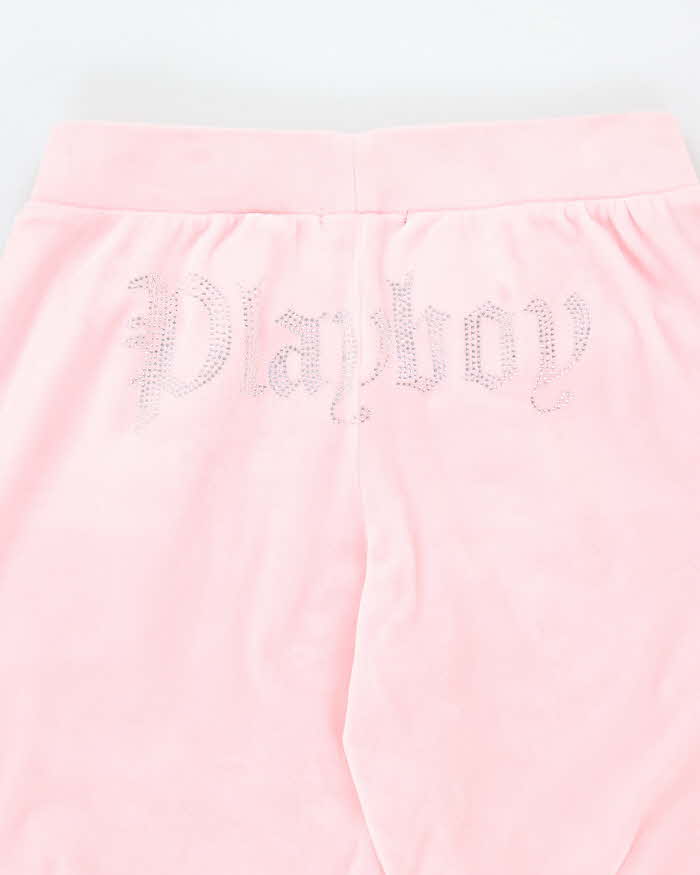 Vintage Y2k 00s Playboy Velour Tracksuit Bottoms - S