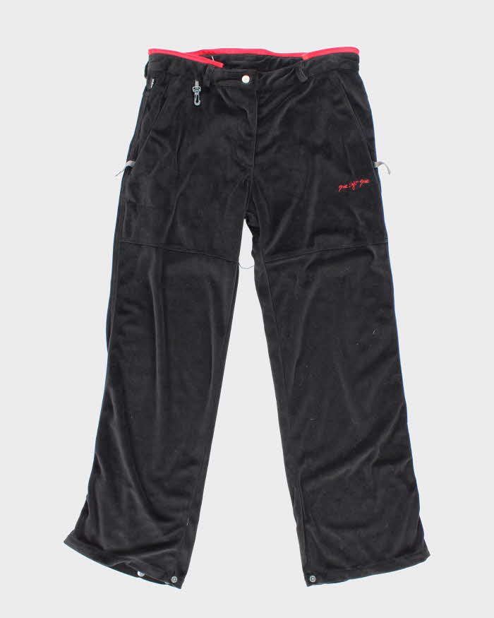 Vintage Y2k 00s 686 Velour Ski Trousers - W32 L30