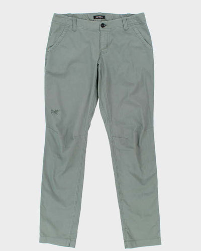 Women's Arc'teryx Khaki Cotton Blend Trousers - W32 L32