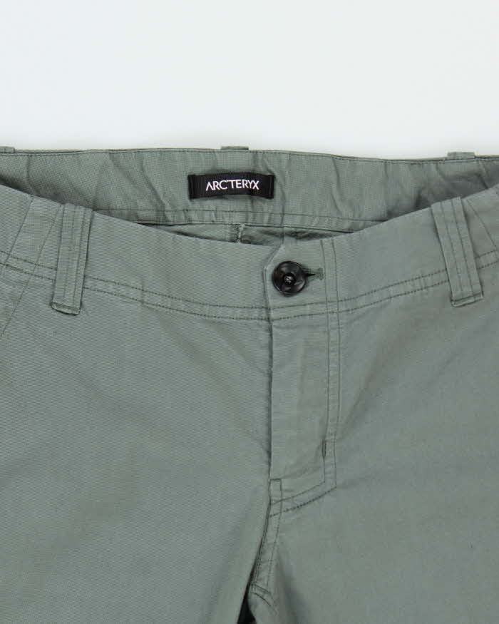Women's Arc'teryx Khaki Cotton Blend Trousers - W32 L32