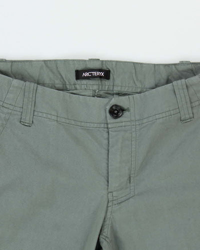Women's Arc'teryx Khaki Cotton Blend Trousers - W32 L32