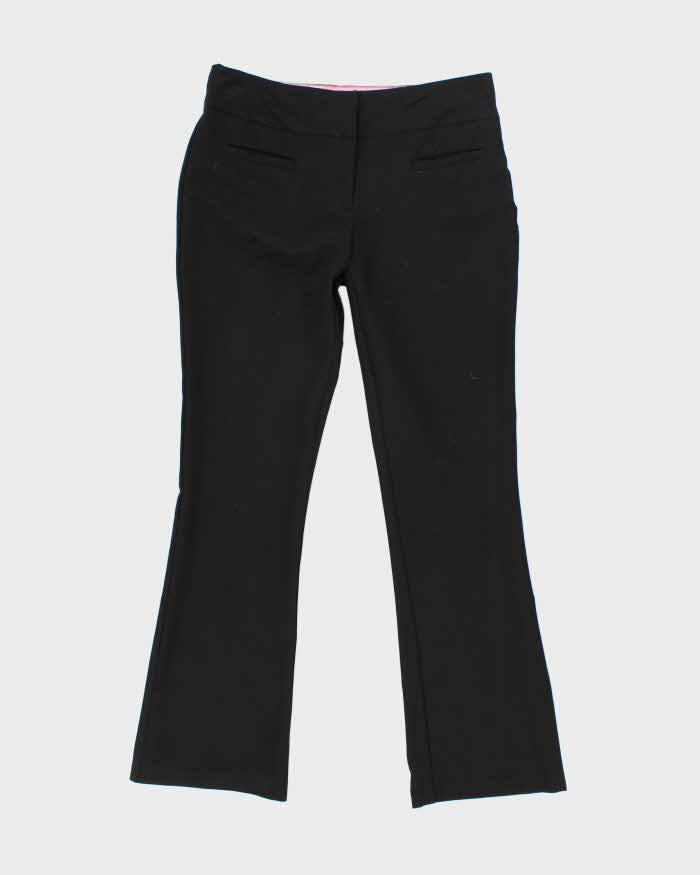 Vintage Y2k 00s Suzy Shier Black Flare Suit Trousers - S