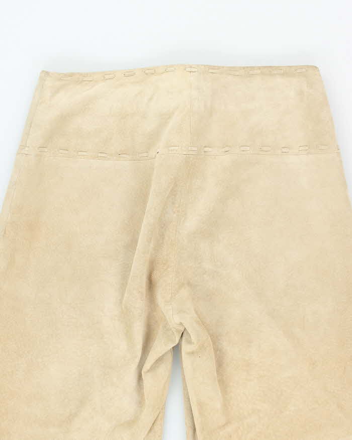 Vintage Y2k 00s Mexx Suede Trousers - W28 L28