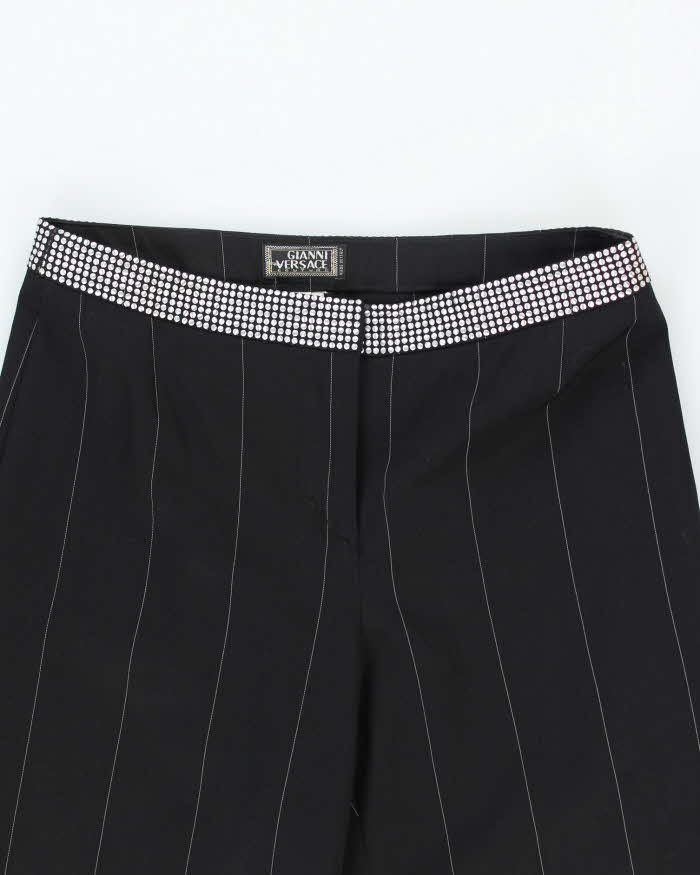 Vintage 90s Gianni Versace Stripe Trousers - W28 L30