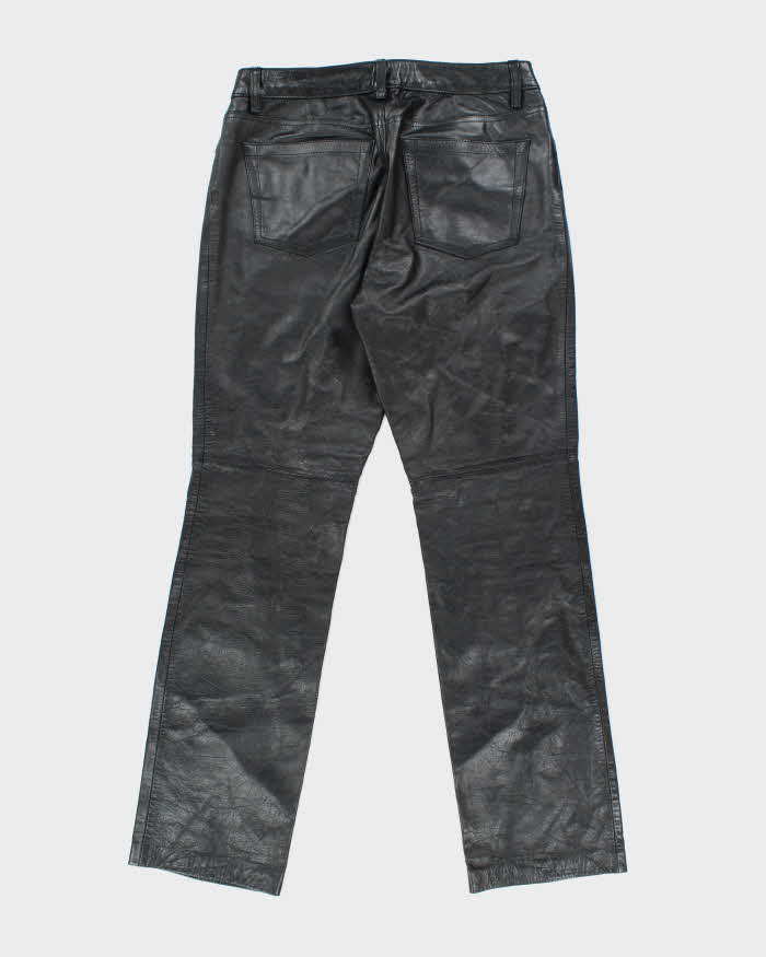 Vintage Women's GAP Bootcut Fit Leather Trousers - W28 L30