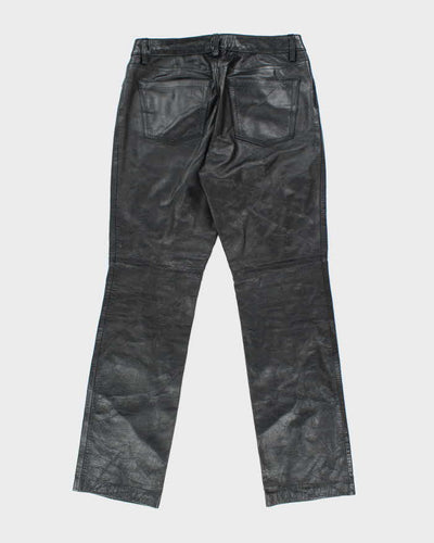 Vintage Women's GAP Bootcut Fit Leather Trousers - W28 L30