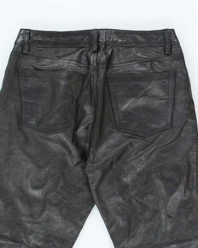 Vintage Women's GAP Bootcut Fit Leather Trousers - W28 L30