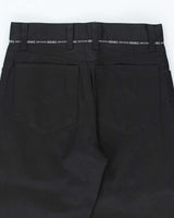 Vintage 90s Versace Black Trousers - W30 L32