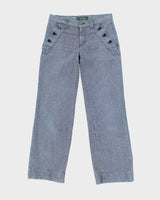Vintage Ralph Lauren Cotton Striped Trousers - W30 L30