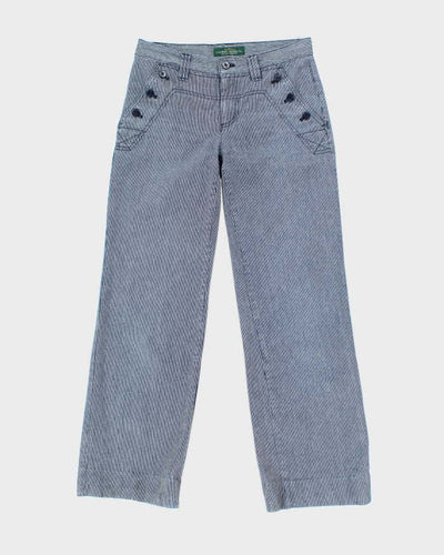 Vintage Ralph Lauren Cotton Striped Trousers - W30 L30