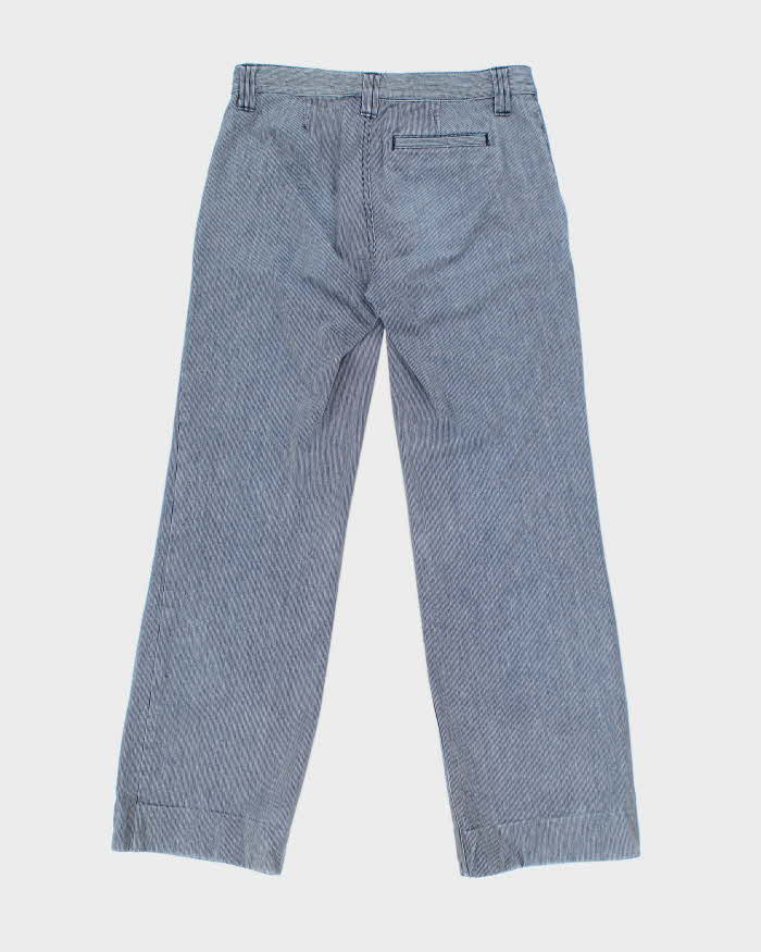 Vintage Ralph Lauren Cotton Striped Trousers - W30 L30