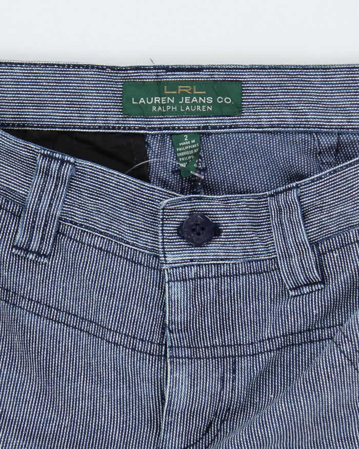 Vintage Ralph Lauren Cotton Striped Trousers - W30 L30