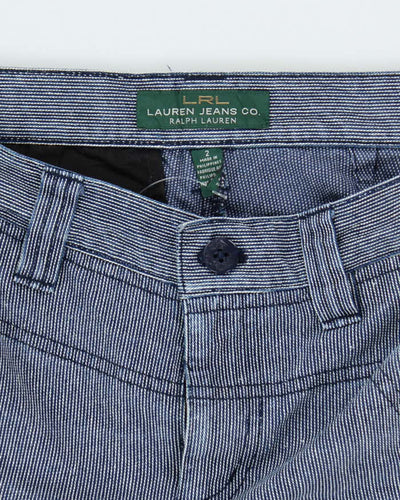Vintage Ralph Lauren Cotton Striped Trousers - W30 L30