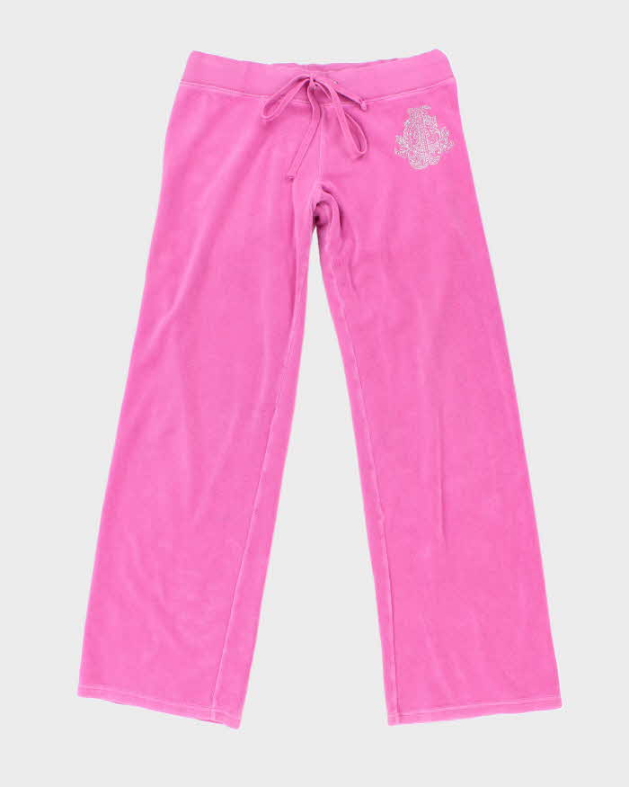 Vintage Y2k 00s Juicy Couture Velour Tracksuit Bottoms - M