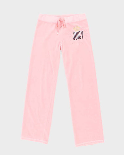 Vintage Y2k 00s Juicy Couture Velour Tracksuit Bottoms - L