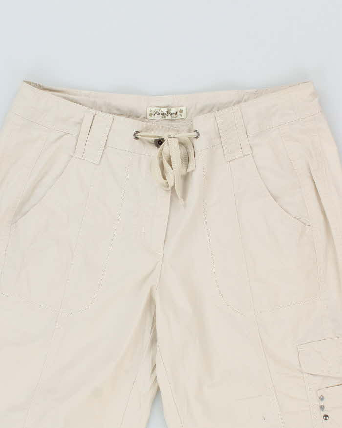 Vintage Y2k 00s Yourself Cropped Cargo Trousers - W34