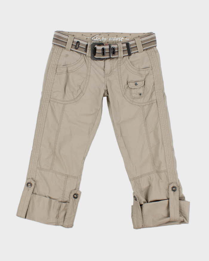 Vintage Y2k 00s Edc By Esprit Cropped Cargo Trousers - W32