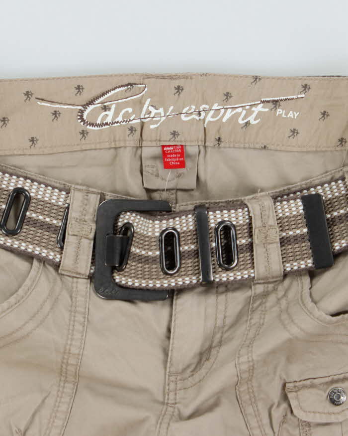 Vintage Y2k 00s Edc By Esprit Cropped Cargo Trousers - W32