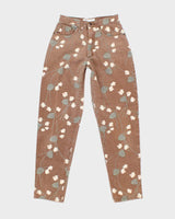 Blumarine Brown Floral Print Trousers - S