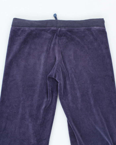 Vintage Y2K Juicy Couture Embroidered Flared Tracksuit Bottoms - W28 L29