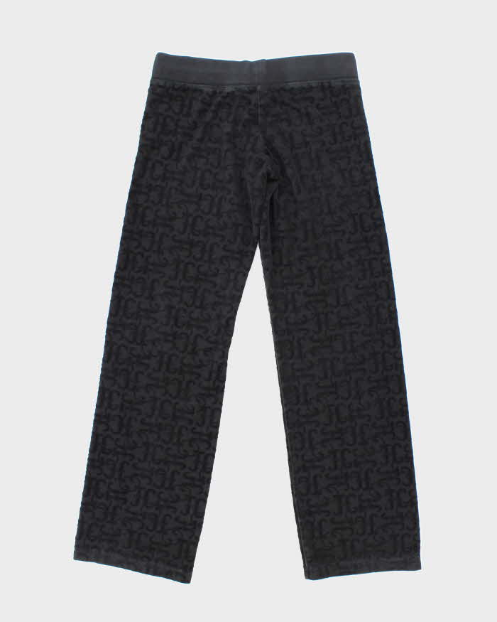 Vintage Y2K Juicy Couture Embossed Logo AOP Tracksuit Bottoms - W30 L30