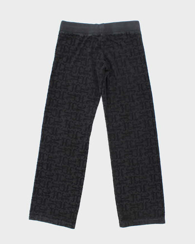 Vintage Y2K Juicy Couture Embossed Logo AOP Tracksuit Bottoms - W30 L30