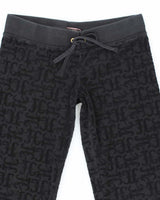 Vintage Y2K Juicy Couture Embossed Logo AOP Tracksuit Bottoms - W30 L30