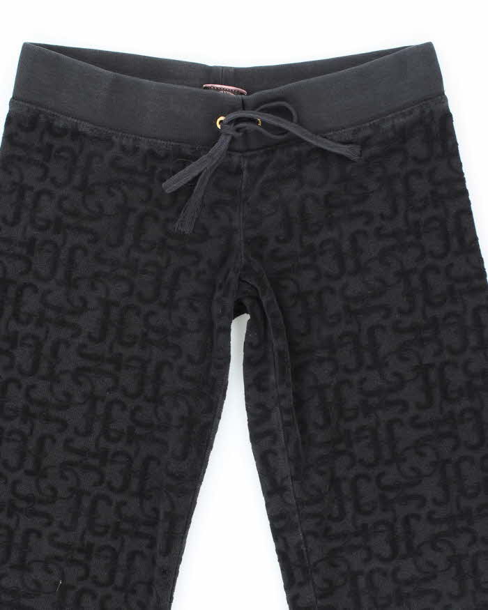 Vintage Y2K Juicy Couture Embossed Logo AOP Tracksuit Bottoms - W30 L30