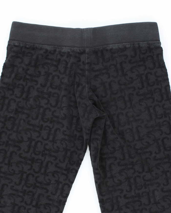 Vintage Y2K Juicy Couture Embossed Logo AOP Tracksuit Bottoms - W30 L30