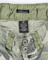Vintage Y2k 00s Seduction Camouflage Cropped Trousers - W29 L27