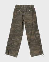 Vintage Y2k 00s Fire Camouflage Trousers - W27 L31