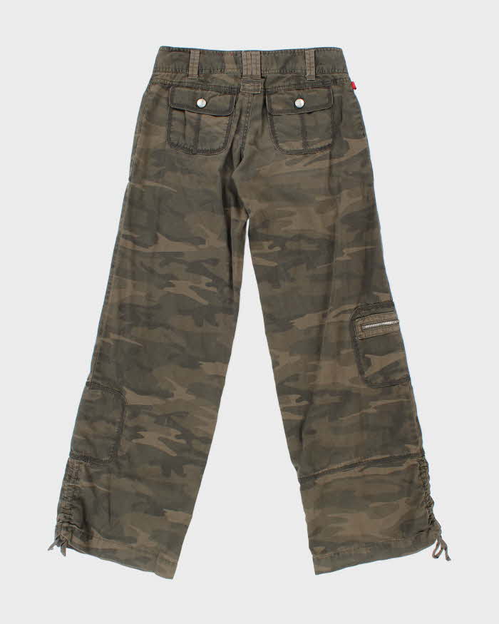 Vintage Y2k 00s Fire Camouflage Trousers - W27 L31