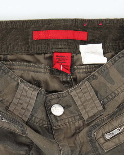 Vintage Y2k 00s Fire Camouflage Trousers - W27 L31