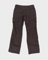 Vintage Y2K Esprit Flared Mutli Pocket Cargo Trousers - W32 L30