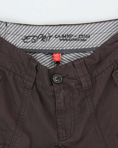 Vintage Y2K Esprit Flared Mutli Pocket Cargo Trousers - W32 L30