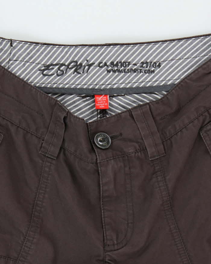 Vintage Y2K Esprit Flared Mutli Pocket Cargo Trousers - W32 L30