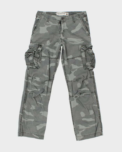 Vintage Y2k 00s Plugg Camouflage Trousers - W32 L31