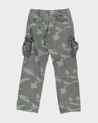 Vintage Y2k 00s Plugg Camouflage Trousers - W32 L31