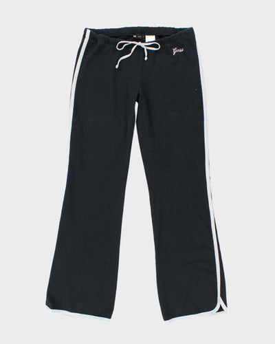Vintage Y2K Guess Low Waisted Flared Tracksuit Bottoms - L