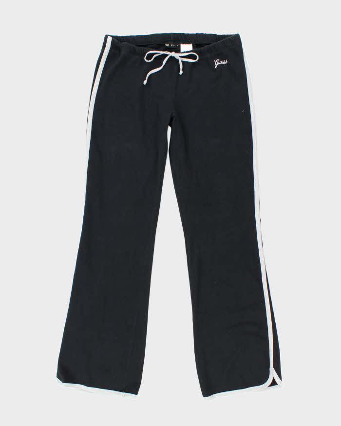 Vintage Y2K Guess Low Waisted Flared Tracksuit Bottoms - L