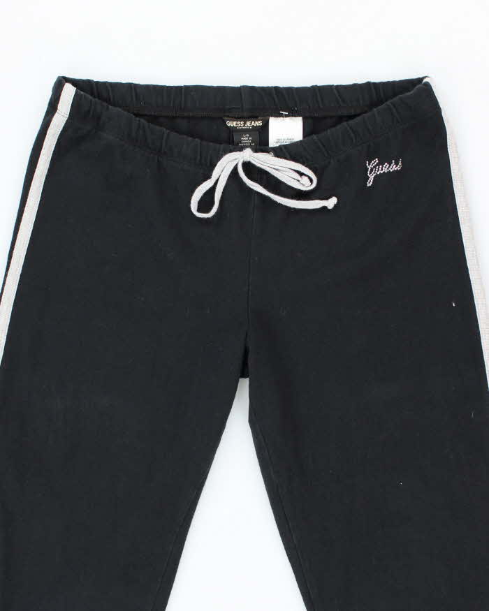 Vintage Y2K Guess Low Waisted Flared Tracksuit Bottoms - L